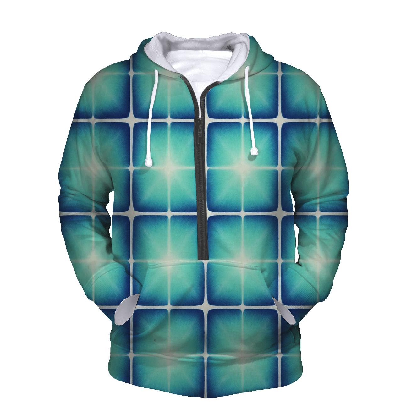 Aurora Itajime Clamp Grid hoodie designs