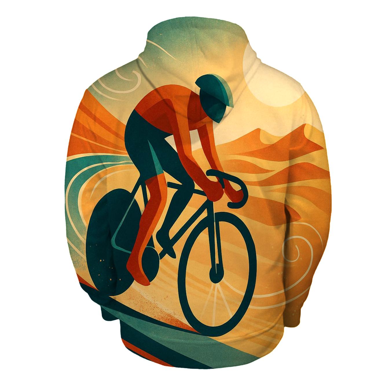 Desert Velodrome Wind Lines hoodie trends