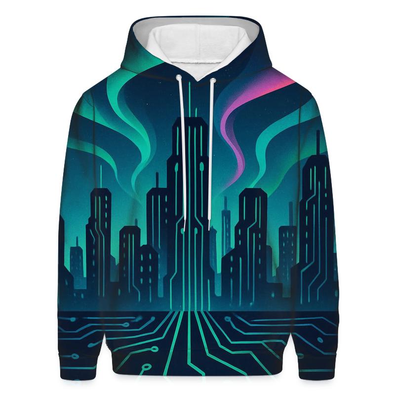 Aurora Circuit Skyline hoodie trends