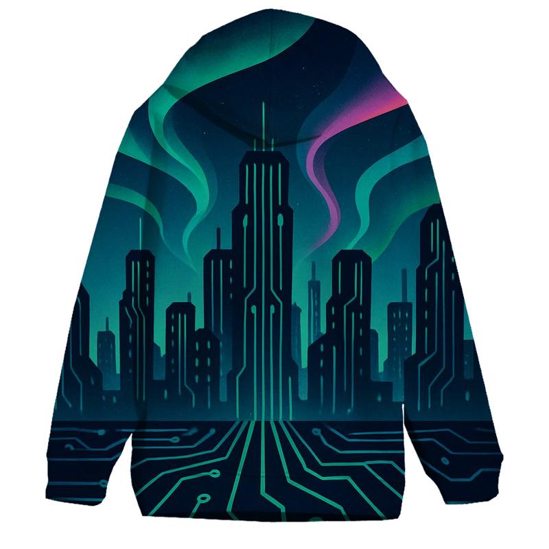 Aurora Circuit Skyline hoodie trends
