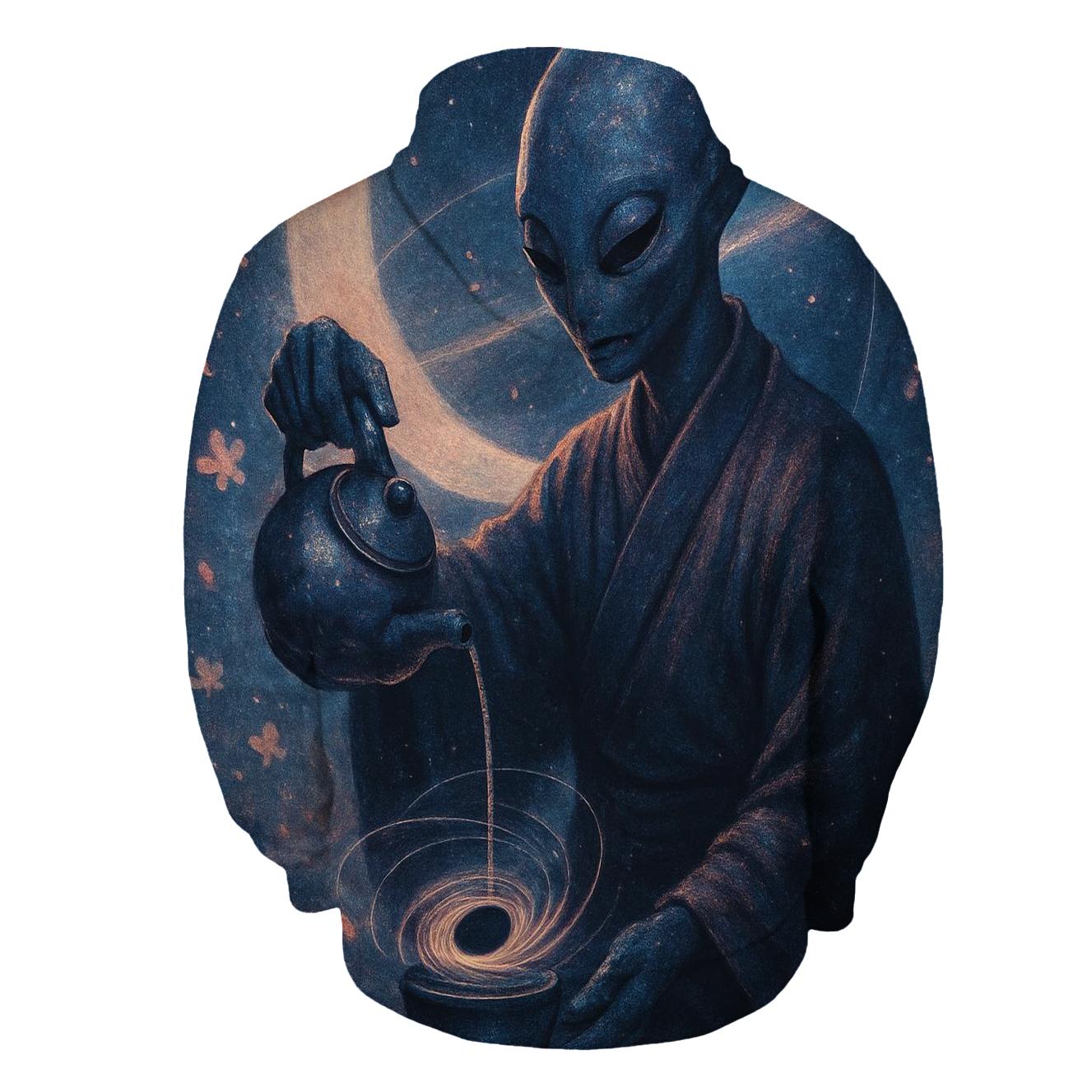 Black Hole Tea Ceremony On The Event Horizon custom hoodies