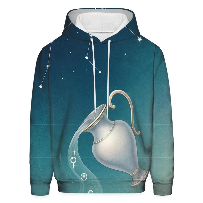Aquarius Water Bearer Star Chart Vessel hoodie styles