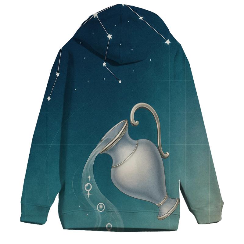 Aquarius Water Bearer Star Chart Vessel hoodie styles