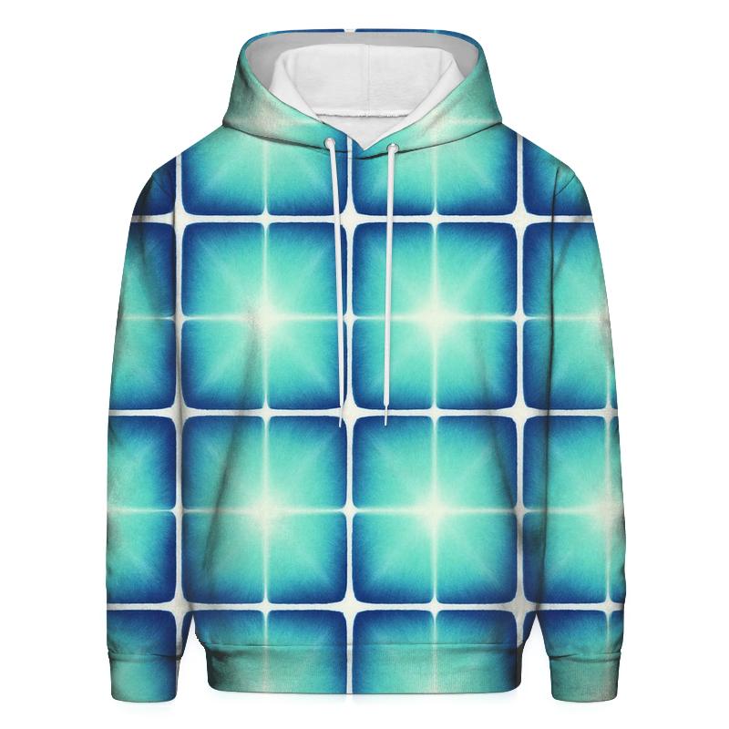 Aurora Itajime Clamp Grid heavyweight hoodies