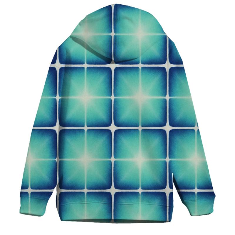 Aurora Itajime Clamp Grid heavyweight hoodies