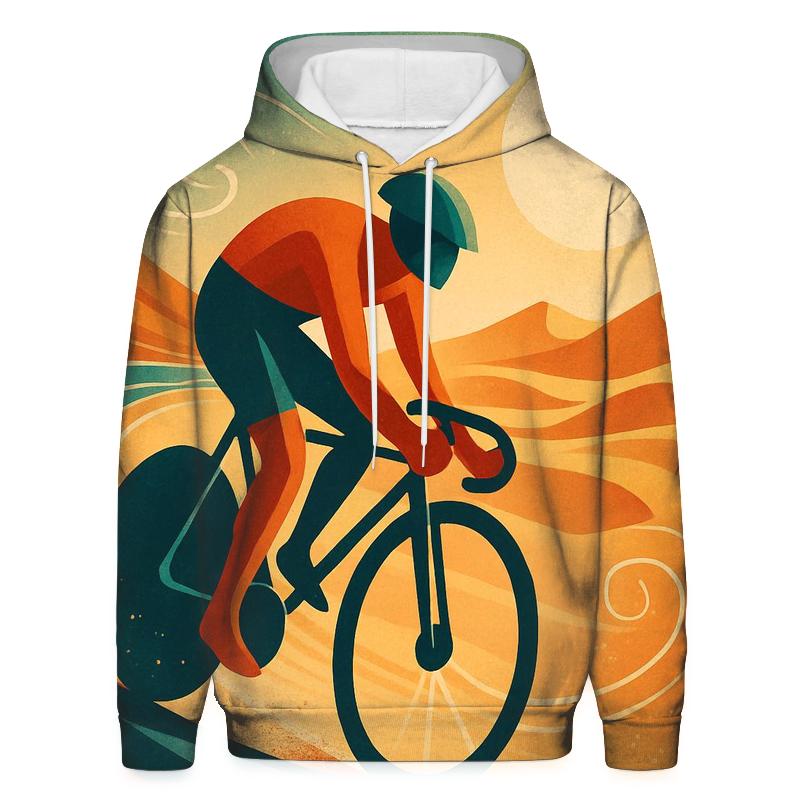 Desert Velodrome Wind Lines heavyweight hoodies