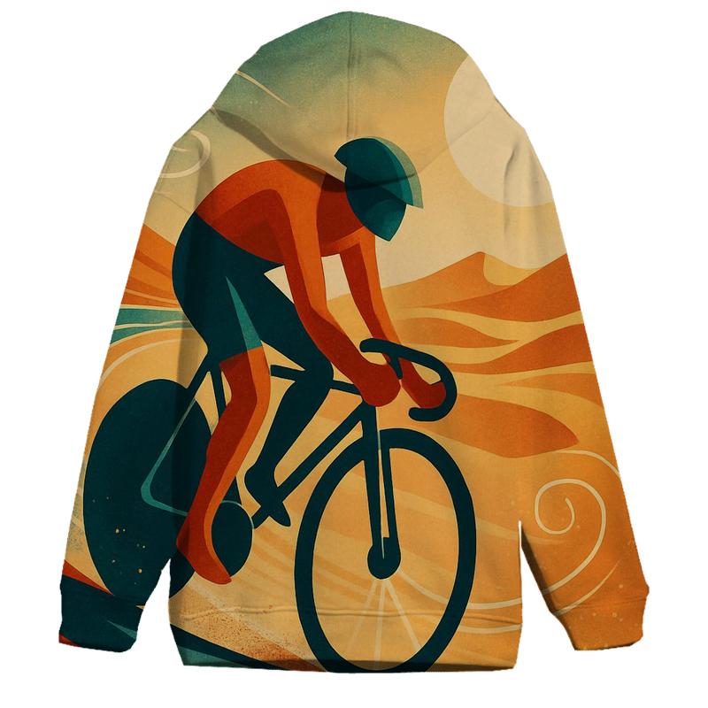 Desert Velodrome Wind Lines heavyweight hoodies