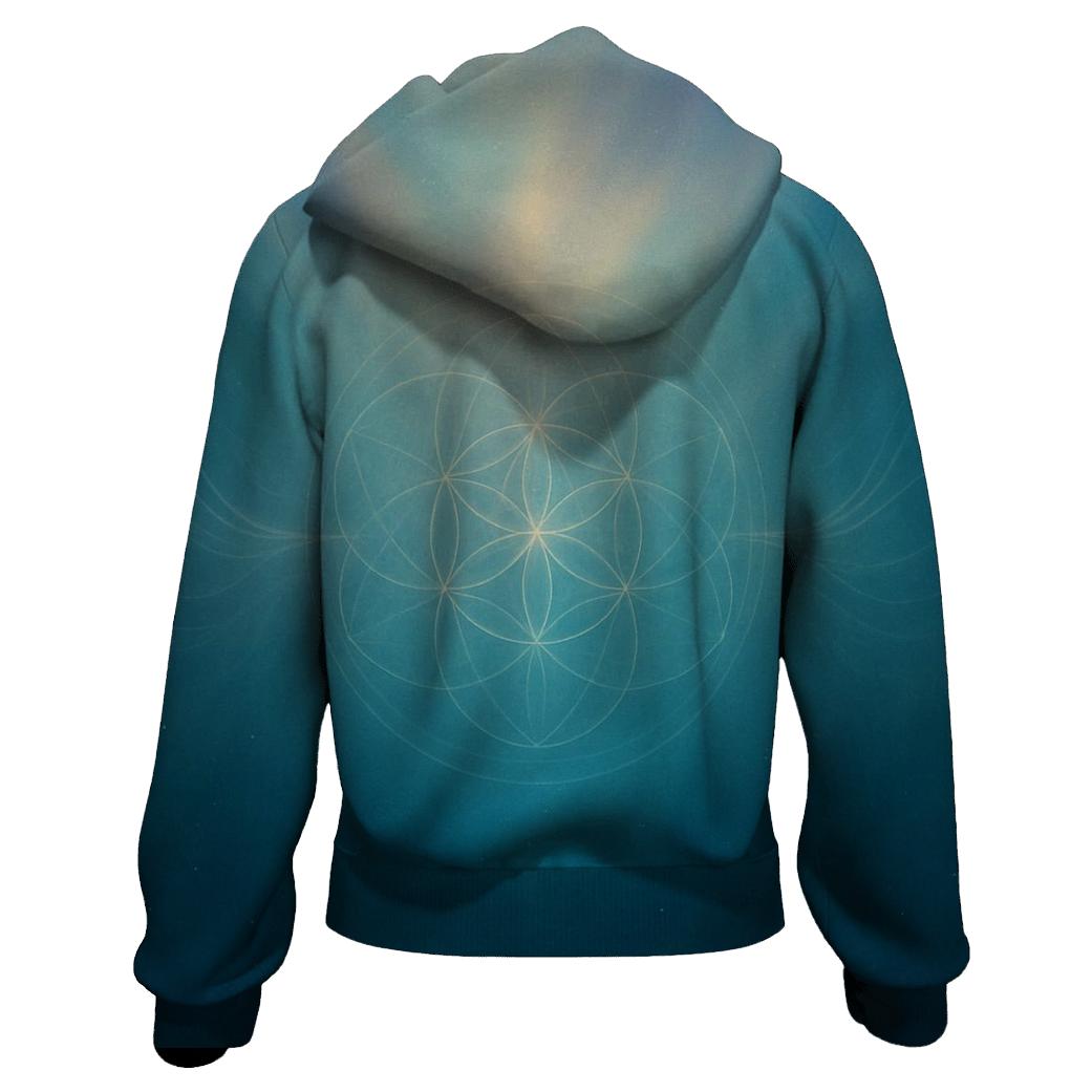 Aurora Breath Geometry hoodies fashion