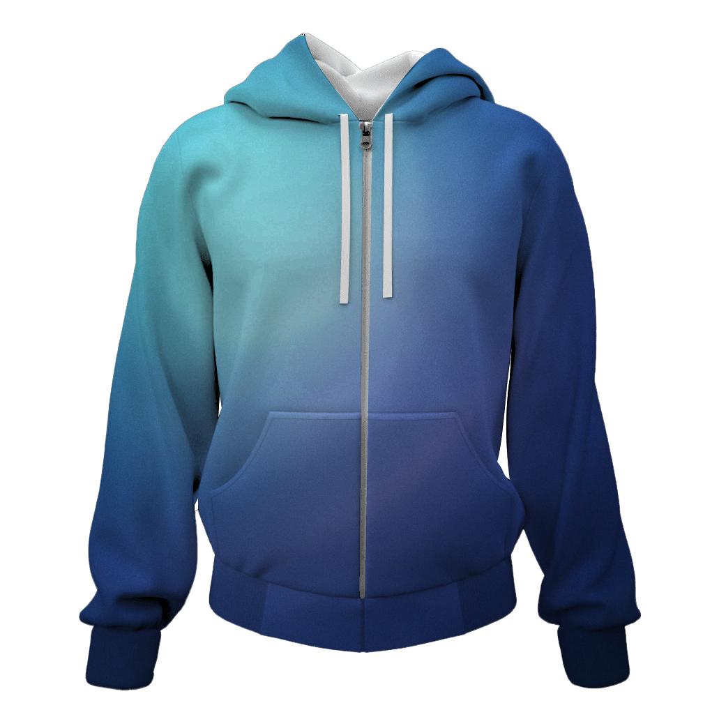 Polar Halo Drift Gradient premium hoodies