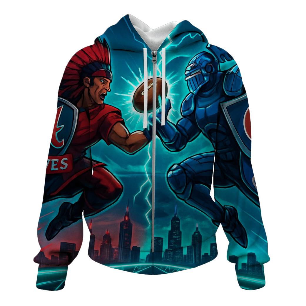 Skybridge Clash Braves Versus Cubs Gridiron premium hoodies