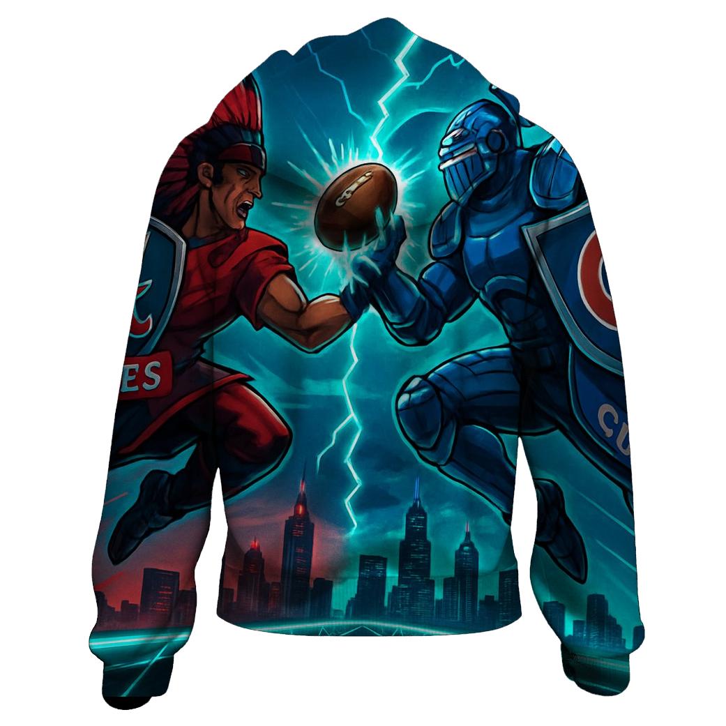 Skybridge Clash Braves Versus Cubs Gridiron premium hoodies