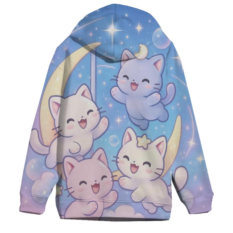 Starlight Carousel Kittens heavyweight hoodies
