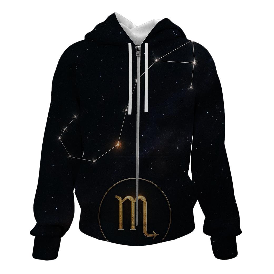 Scorpio Eclipse Constellation Sigil heavyweight hoodies