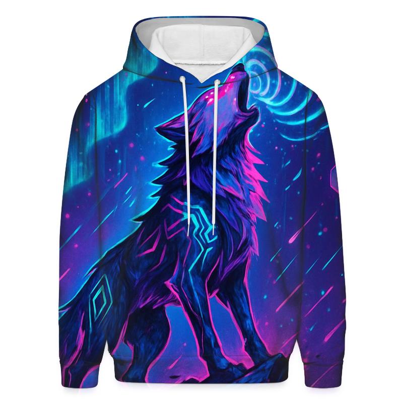 Aurora Circuit Howl premium hoodies