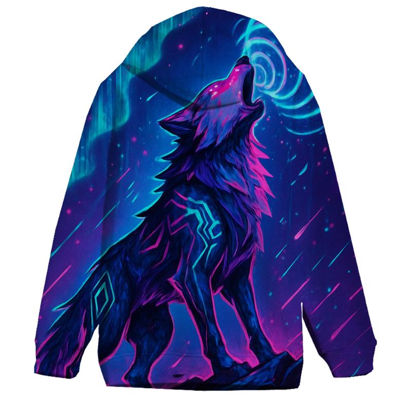 Aurora Circuit Howl premium hoodies