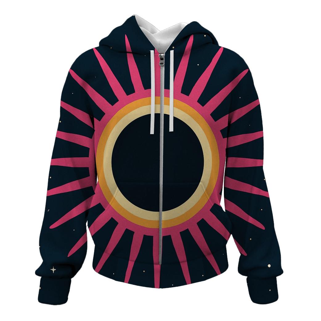 Eclipse Corona Petal Array pullover hoodies