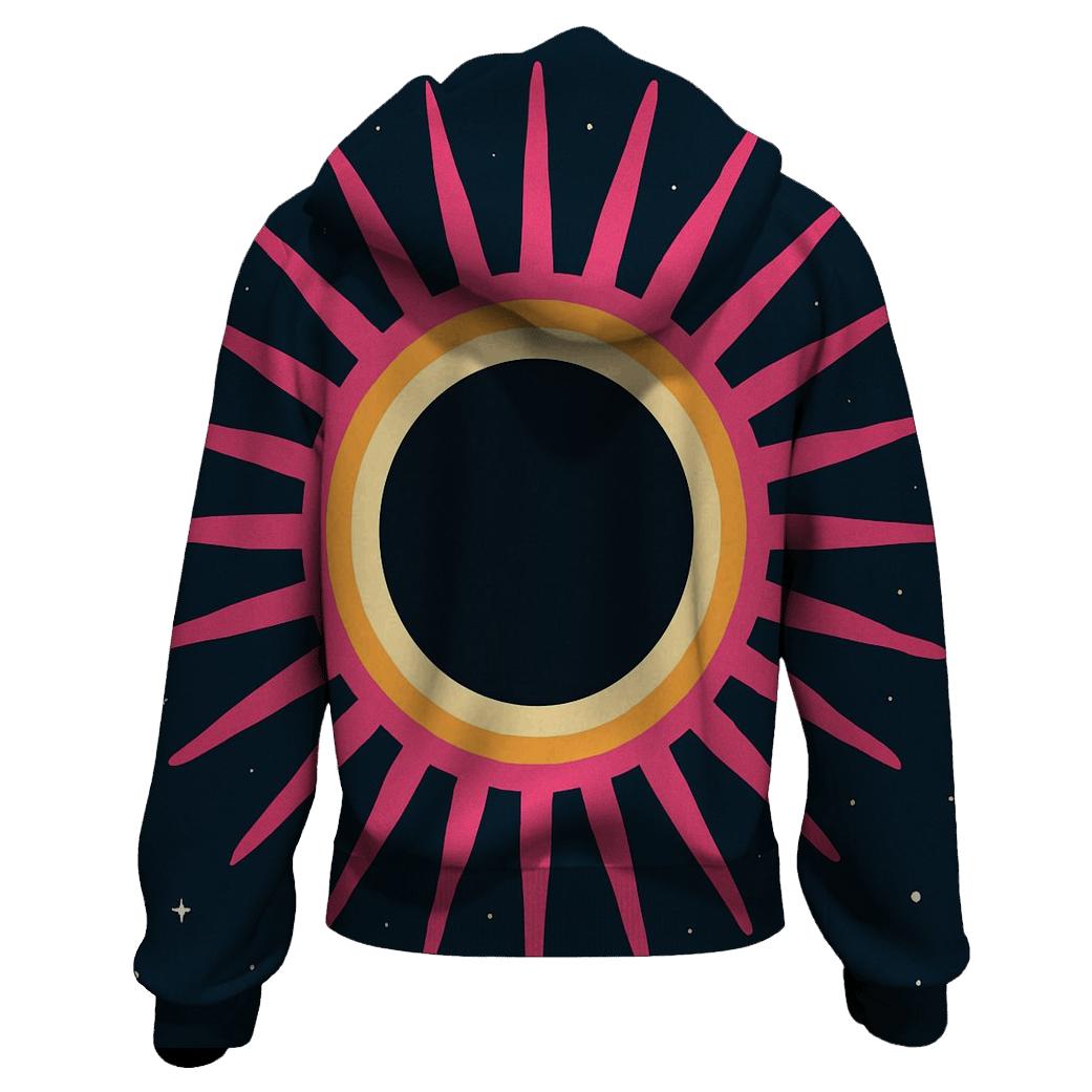 Eclipse Corona Petal Array pullover hoodies