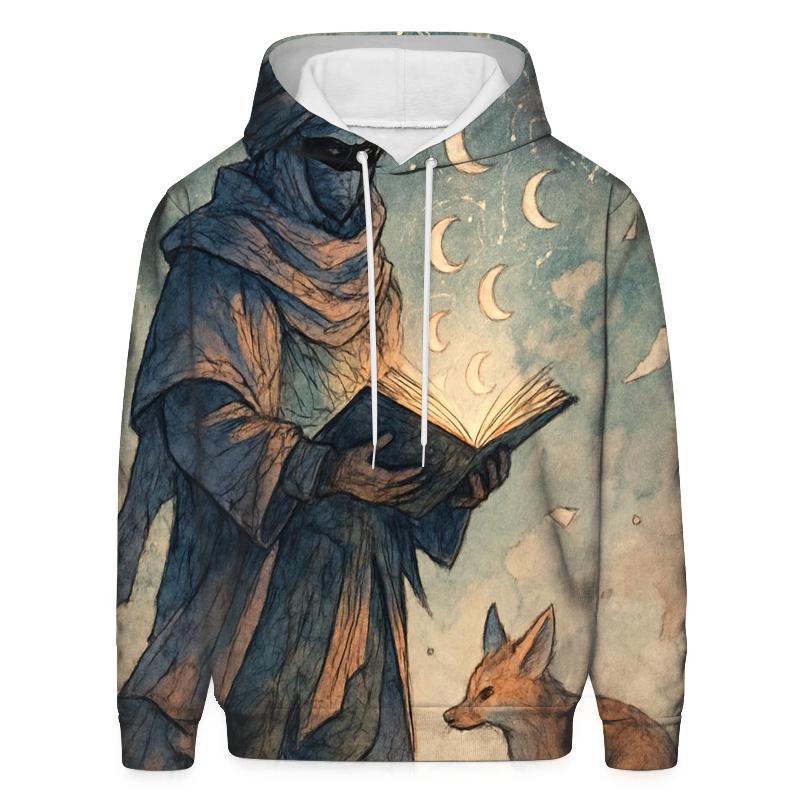 Desert Librarian Of Shattered Moons graphic hoodies