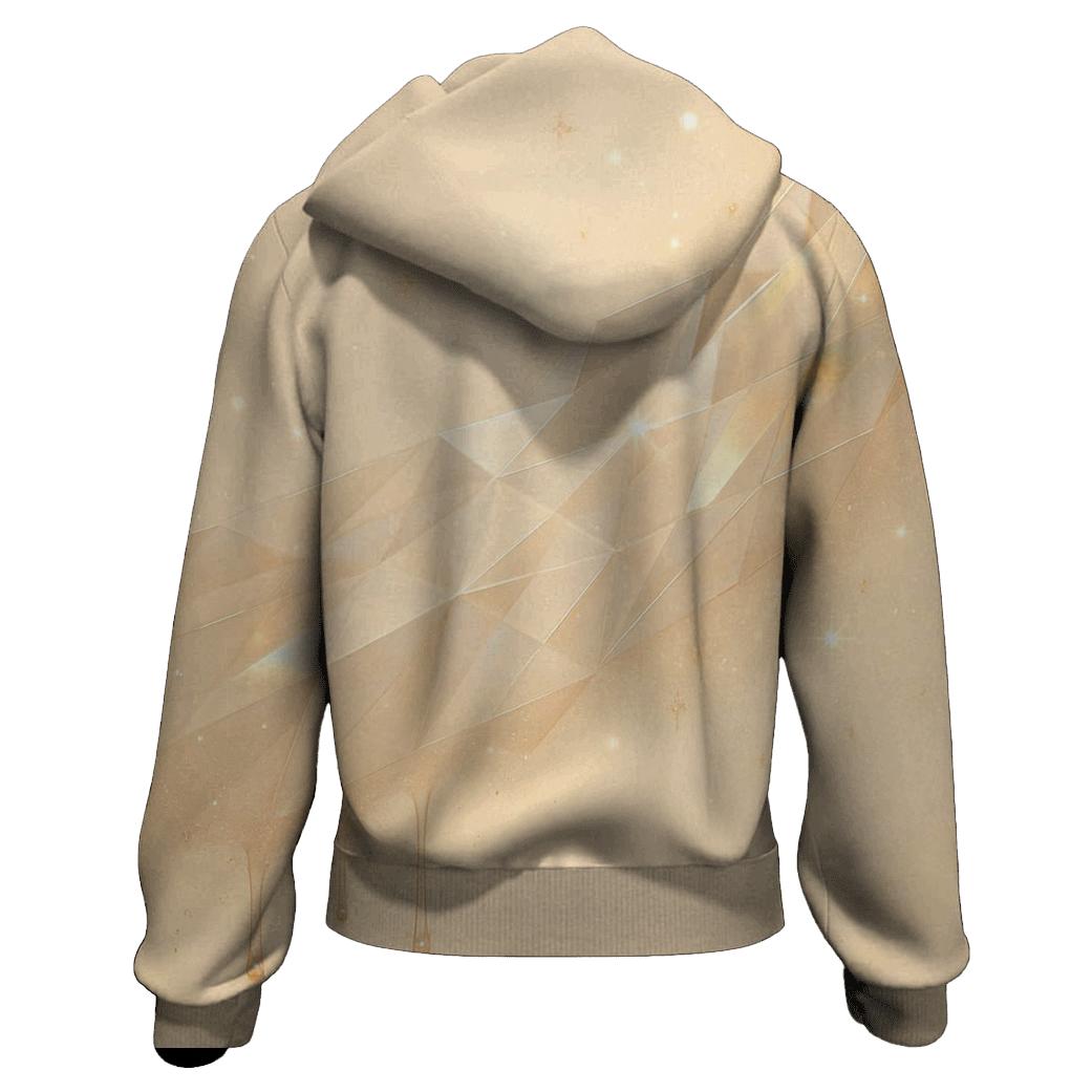 Champagne Prism Veil graphic hoodies