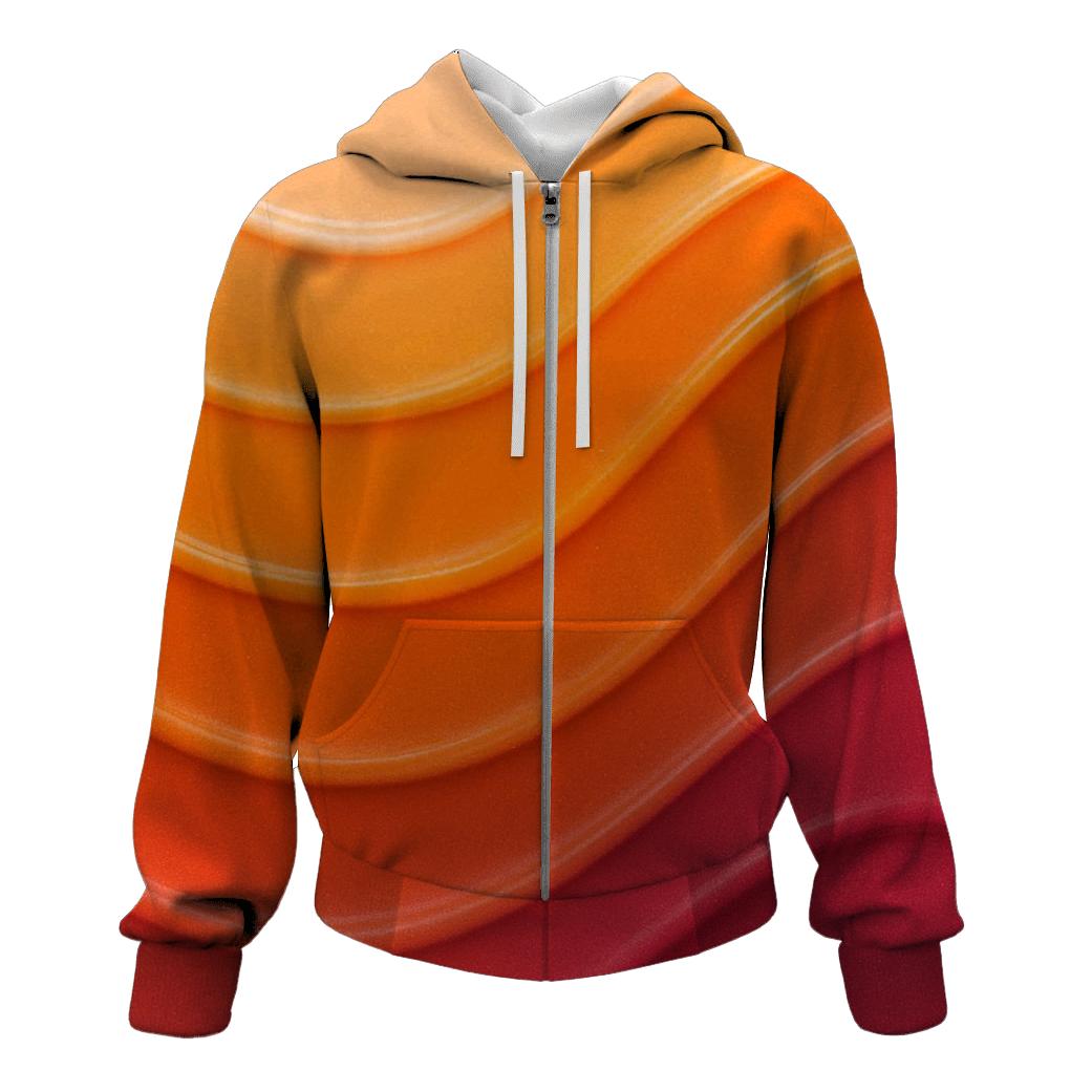 Molten Orchard Gradient Flow hoodie designs