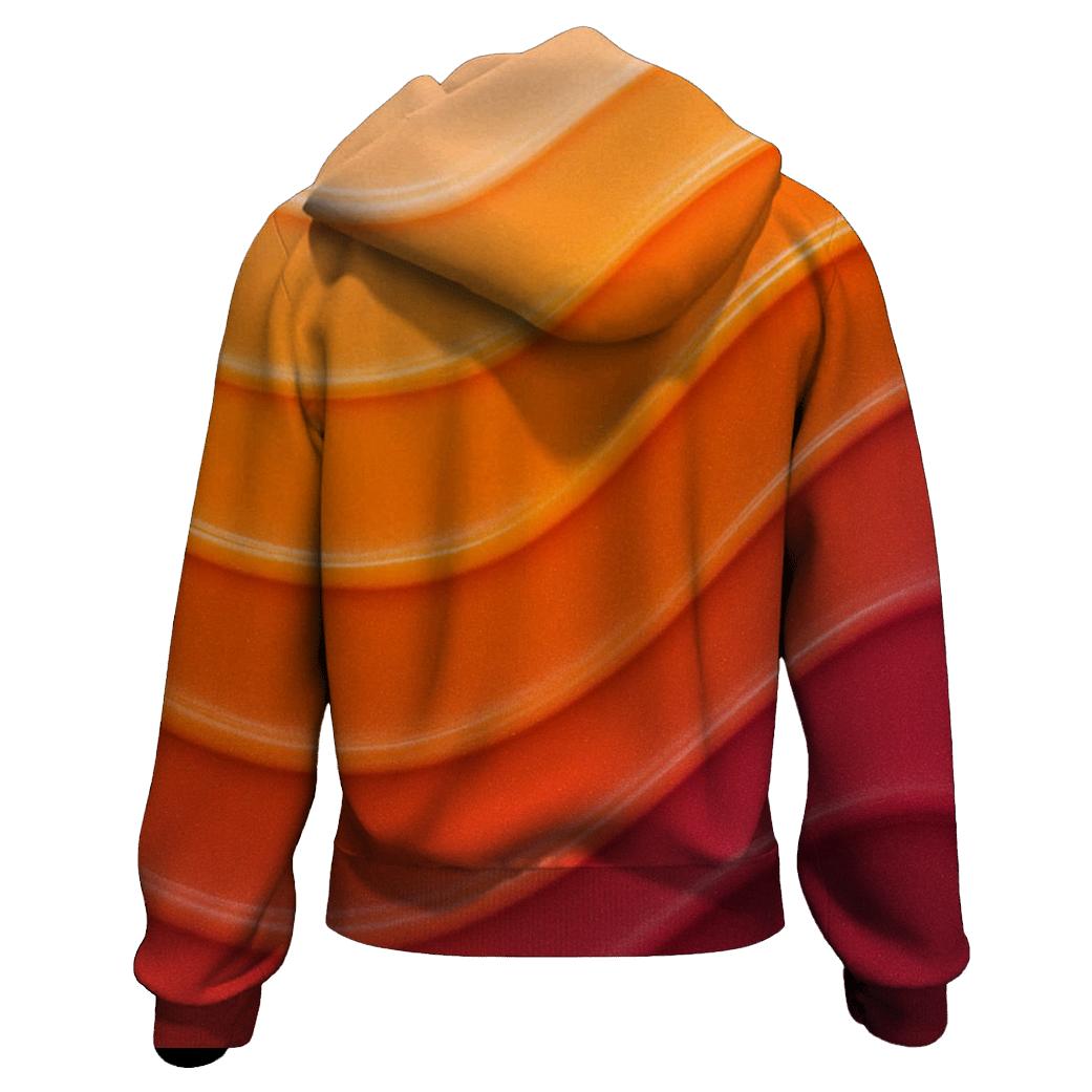 Molten Orchard Gradient Flow hoodie designs