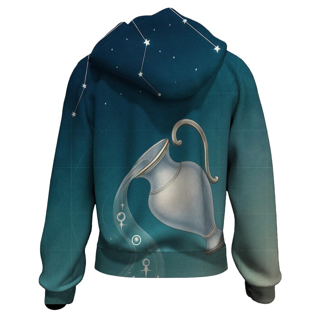 Aquarius Water Bearer Star Chart Vessel hoodie styles