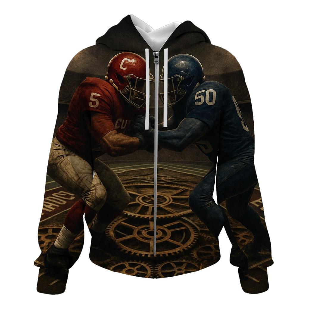 Clockwork Stadium Duel Braves Versus Cubs heavyweight hoodies