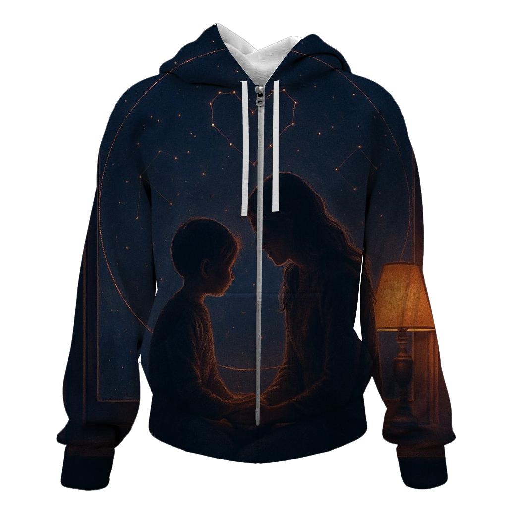 Orbit Of Her Heart premium hoodies