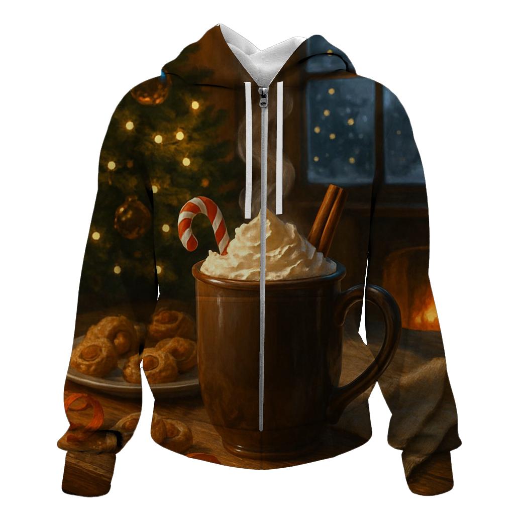 Sugarplum Kitchen Hearth With Midnight Tree Glow designer hoodies