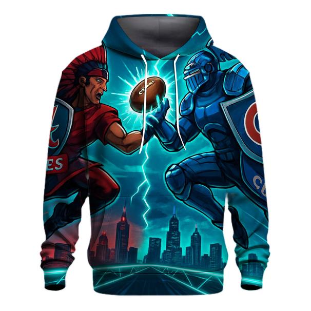 Skybridge Clash Braves Versus Cubs Gridiron hoodie trends