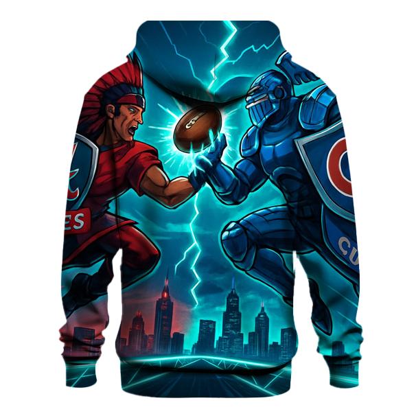 Skybridge Clash Braves Versus Cubs Gridiron hoodie trends
