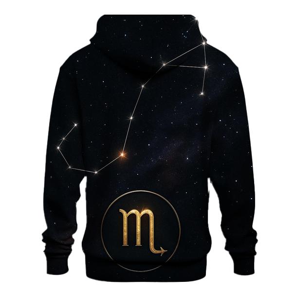 Scorpio Eclipse Constellation Sigil zip-up hoodies