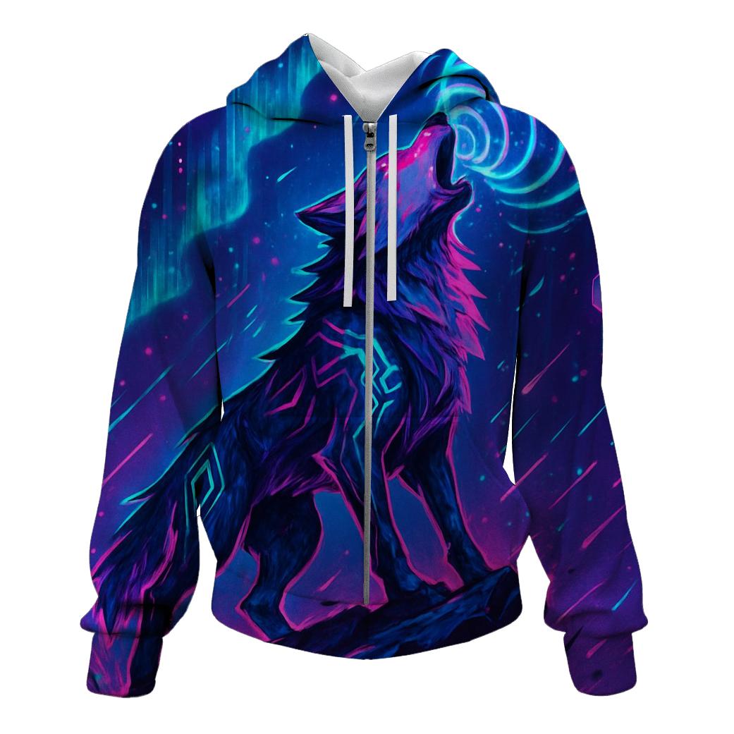 Aurora Circuit Howl designer hoodies