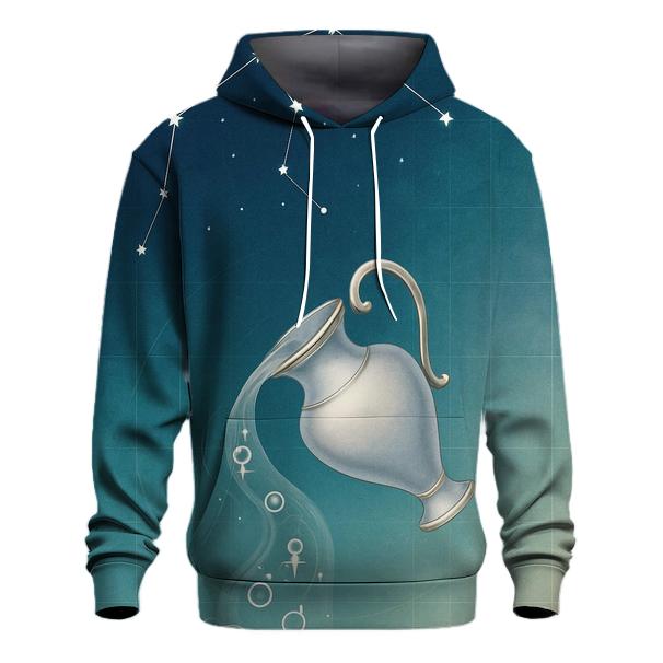 Aquarius Water Bearer Star Chart Vessel hoodie trends