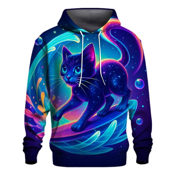 Prism Tide Dreamer Cat printed hoodies
