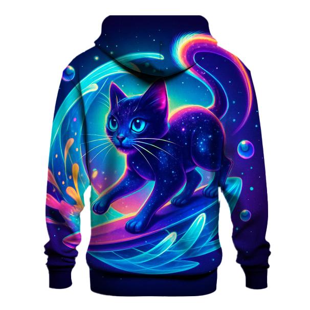 Prism Tide Dreamer Cat printed hoodies