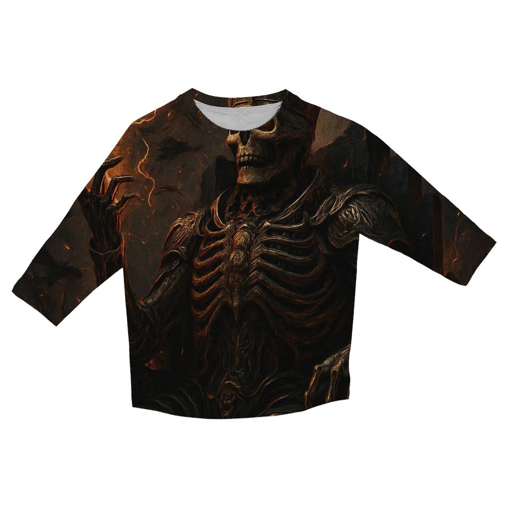 Iron Crown Of The Lava Wraith King fashion 3/4 sleeve shirts
