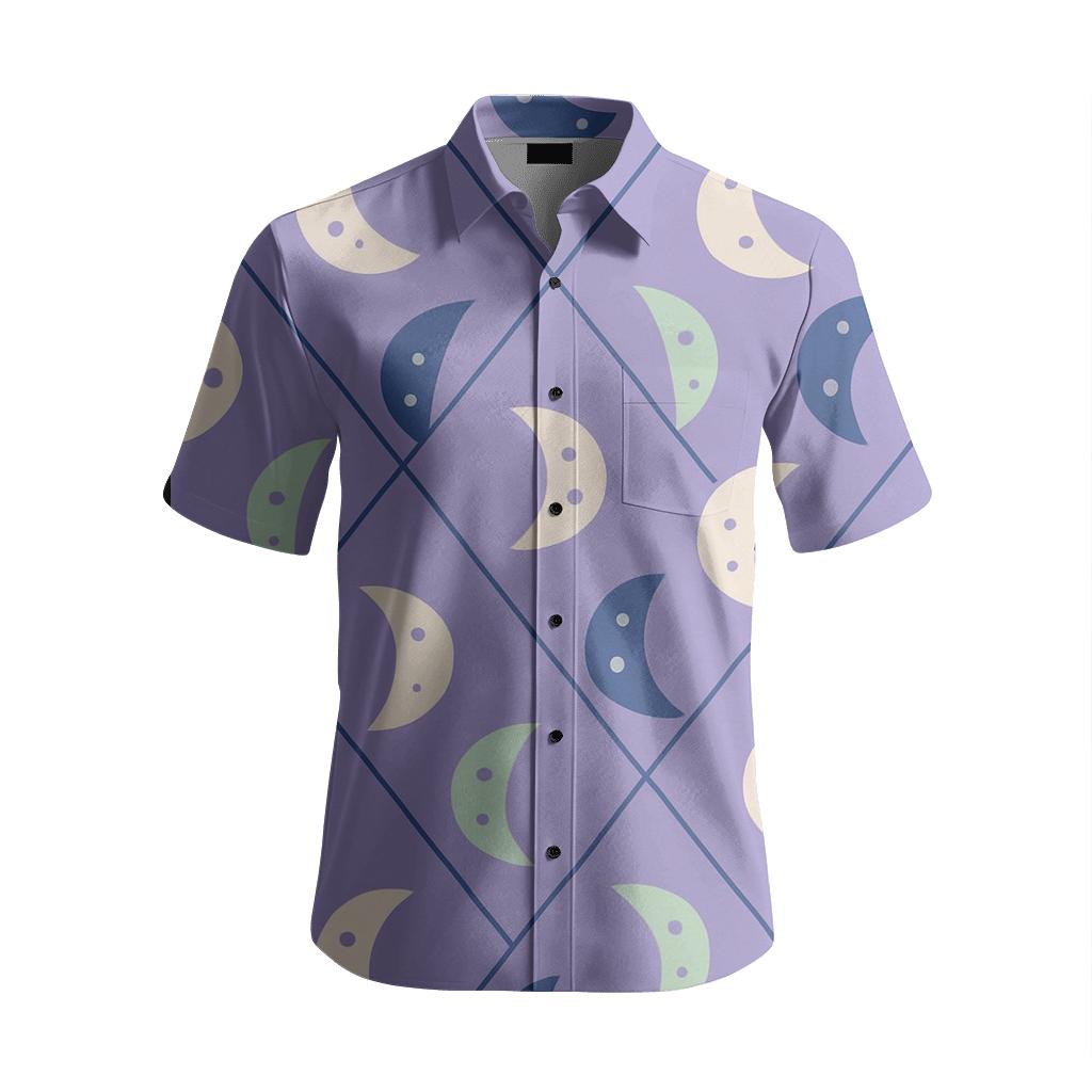 Lunar Botanical Trellis Scatter fashion embroidery shirts