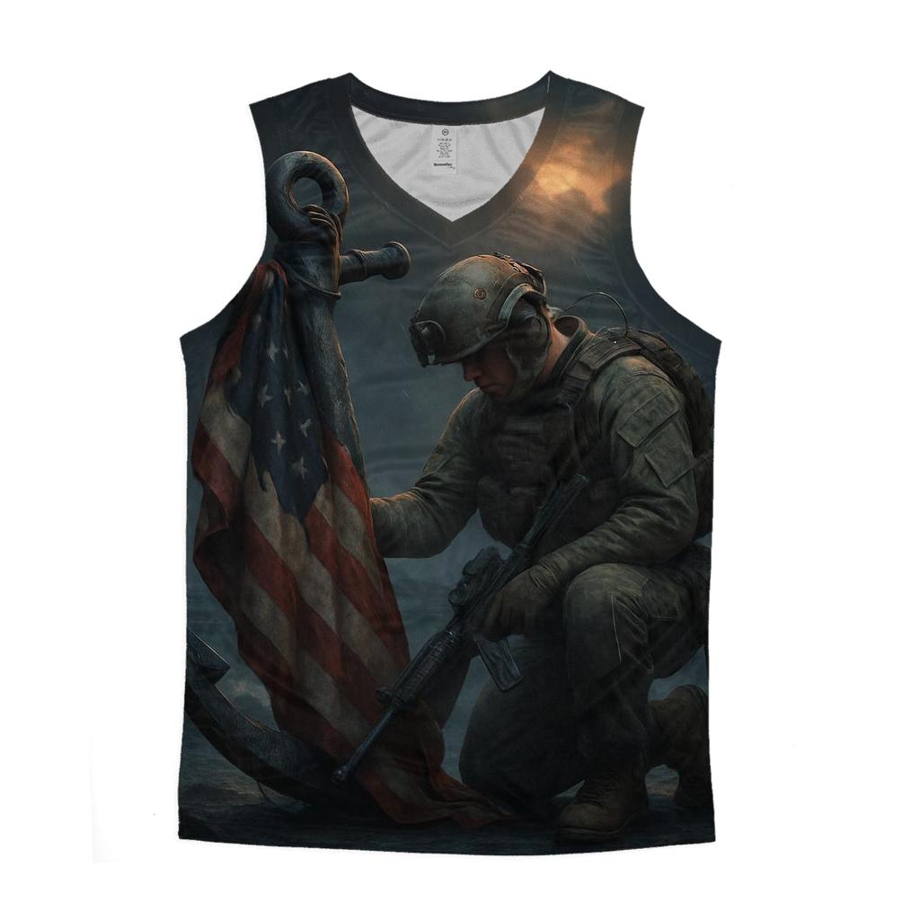 Harbor Watch Valor Flag custom tank tops