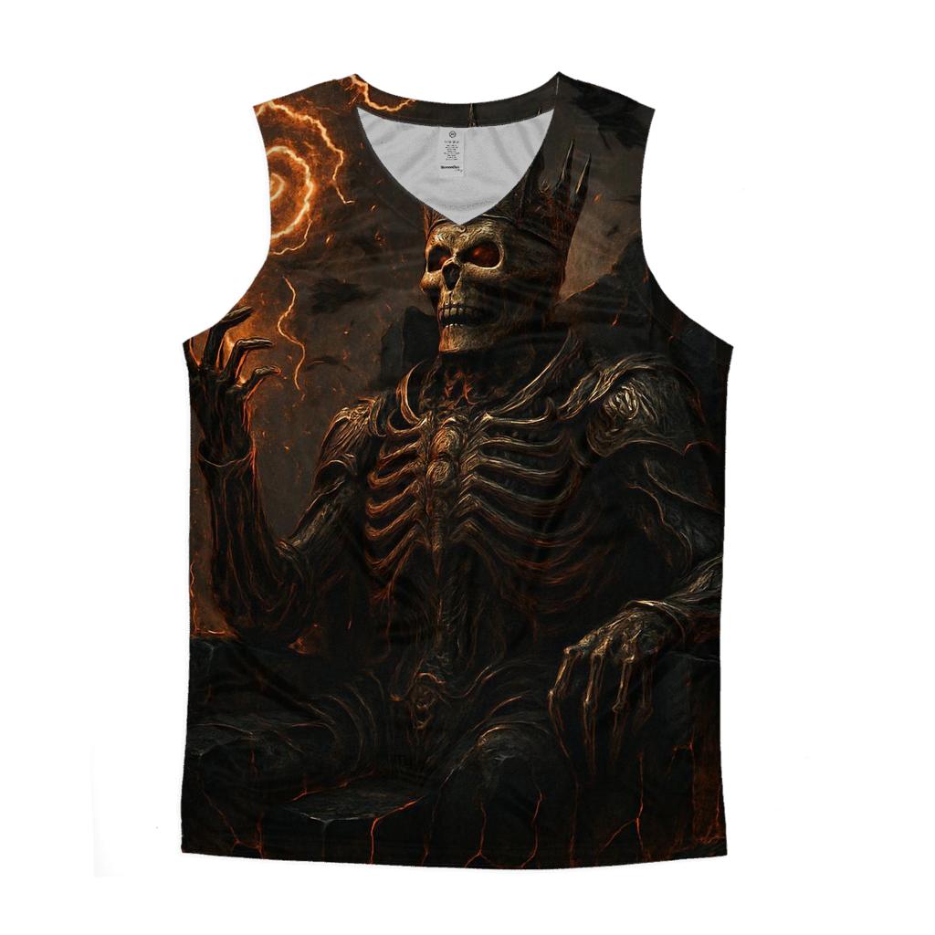 Iron Crown Of The Lava Wraith King trendy fitted tank tops