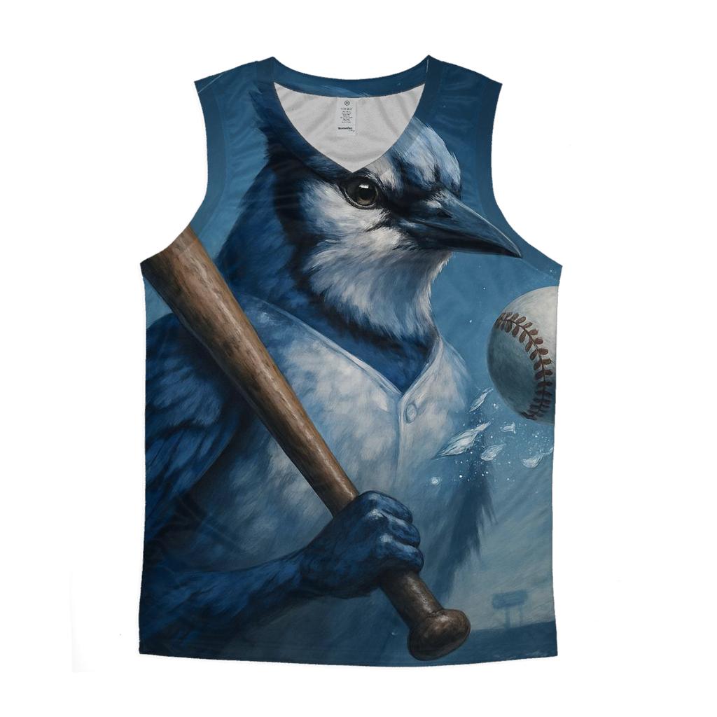 Bat Perch With Blue Jays Frostlight sports performance tank tops