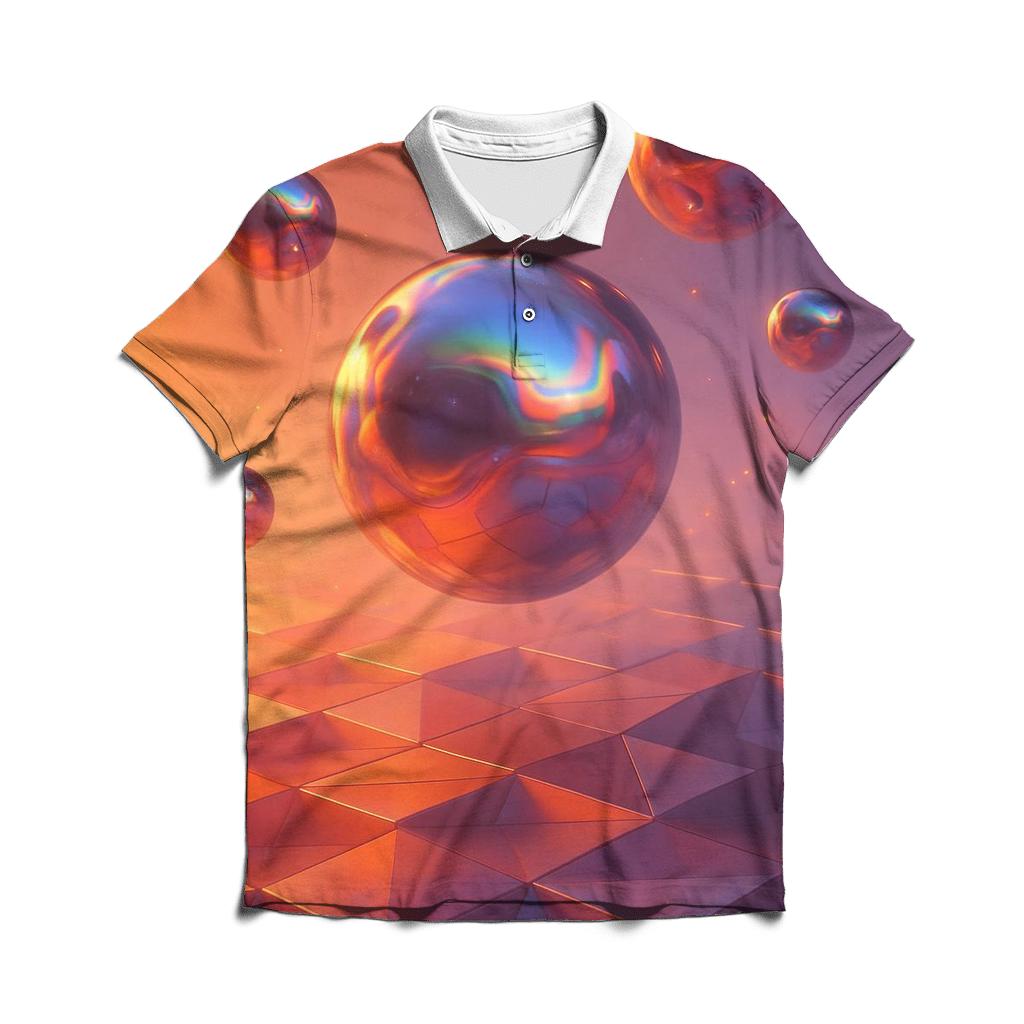 Molten Aurora Chessgarden premium cotton polo shirts