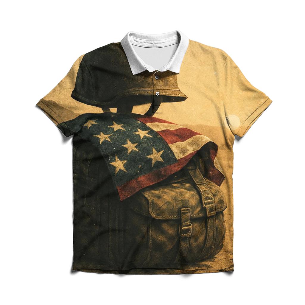 Desert Stars Freedom Sentinel custom polo shirts