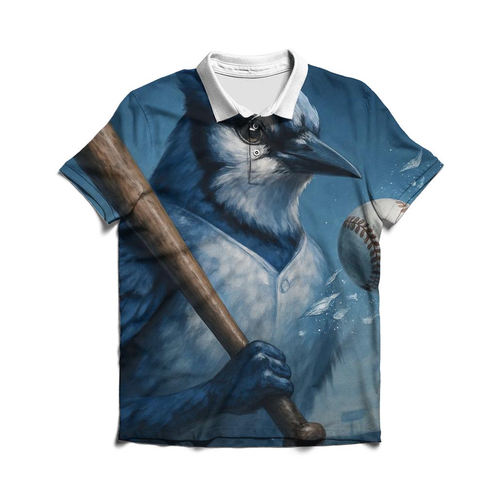 Bat Perch With Blue Jays Frostlight casual sports polo shirts