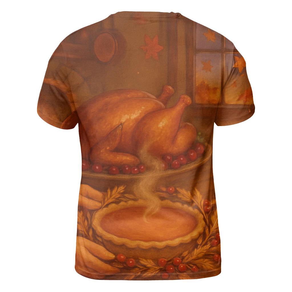 Candlelit Cornucopia Cottage Table personalized full print shirts