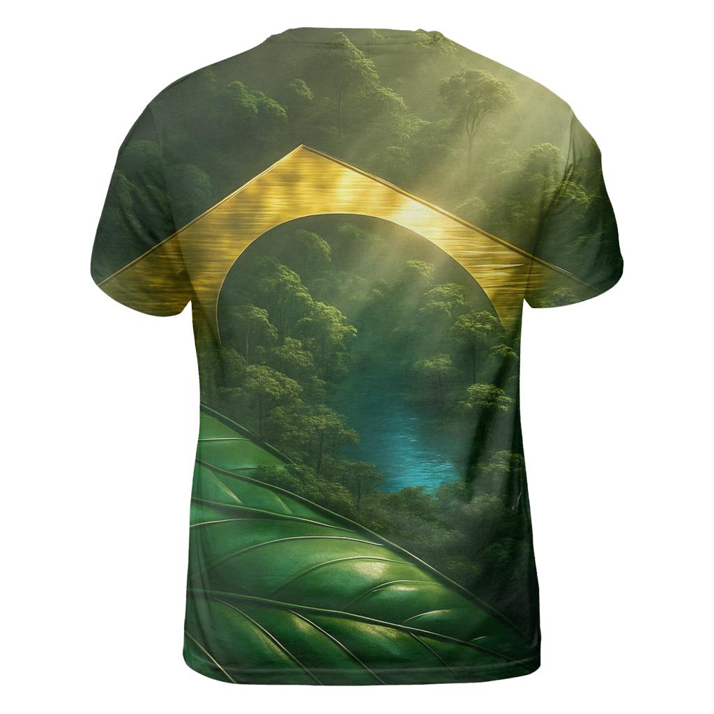 Brazil Aurora Metallic Canopy unique graphic print tees