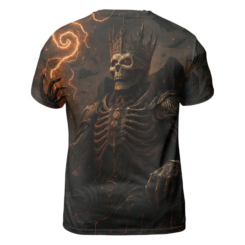 Iron Crown Of The Lava Wraith King creative print fashion shirts
