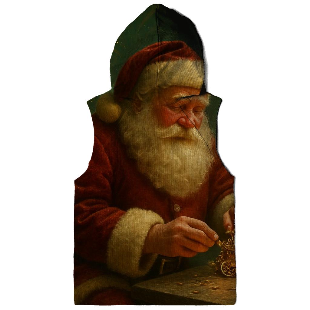 North Pole Clockwork Giftmaker Santa hoodie designs