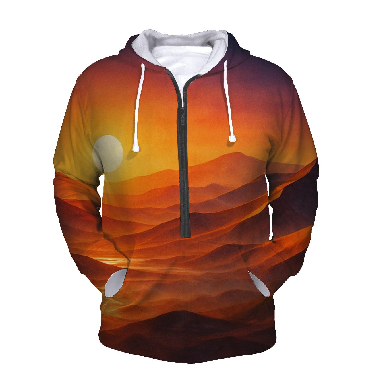 Radiant Dune Mirage Sunset heavyweight hoodies