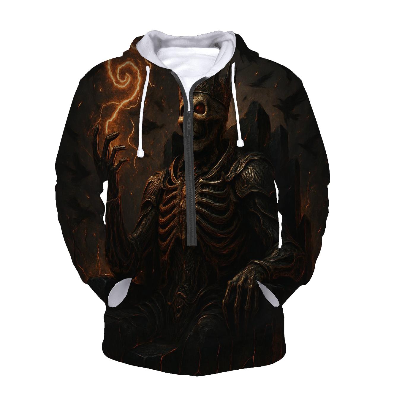 Iron Crown Of The Lava Wraith King embroidered hoodies